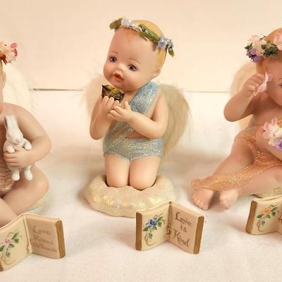 Lot #145 Hamilton Collection Cherubs - Lot of 3