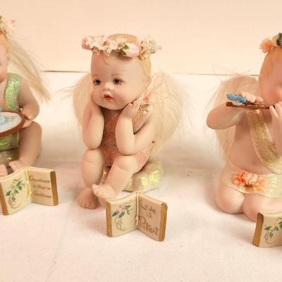 Lot #145 Hamilton Collection Cherubs - Lot of 3