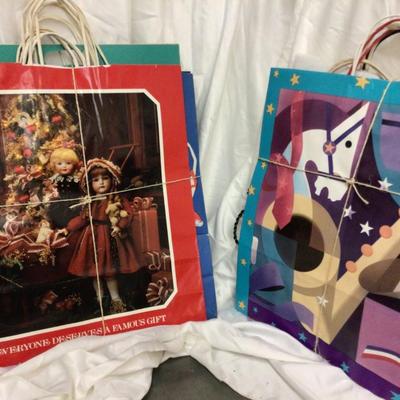 Two Packs of Various Holiday And General Gift Bags