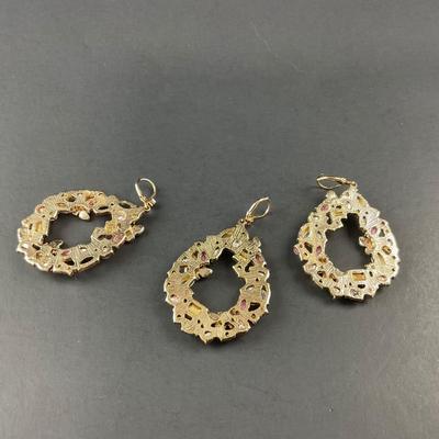 -222- COSTUME JEWELRY | Miscellaneous Pink Earrings