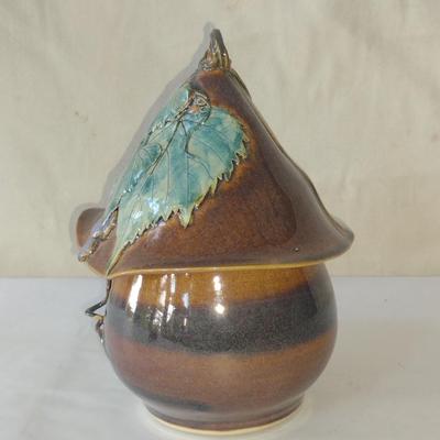 Glazed Ceramic Bird House