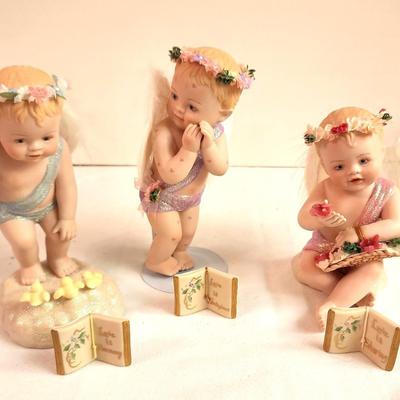 Lot #149 Lot of 3 Cherubs from the Hamilton Collection - complete