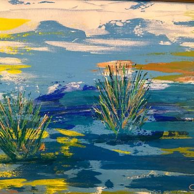 Original “Autumn Marsh” by Carol Burch