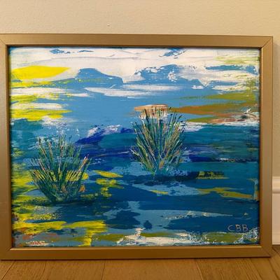 Original “Autumn Marsh” by Carol Burch