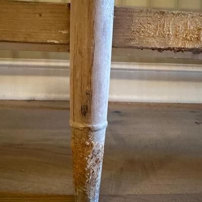 Antique Pine Single Board Bench (See Details)