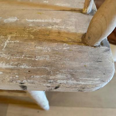 Antique Pine Single Board Bench (See Details)