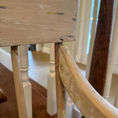 Antique Pine Single Board Bench (See Details)