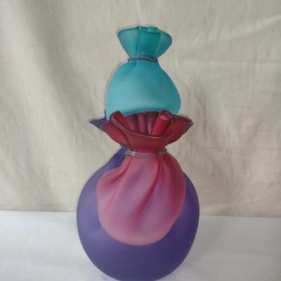Large, Hand Blown and Cast Glass Sculpture by John Littleton and Kate Vogel