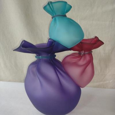 Large, Hand Blown and Cast Glass Sculpture by John Littleton and Kate Vogel