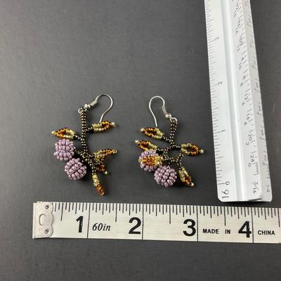 -232- ARTISAN | Multicolored Beaded Necklace & Earrings