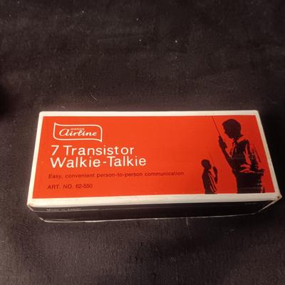 2 WARDS AIRLINE 7-TRANSISTOR TRANSCEIVERS