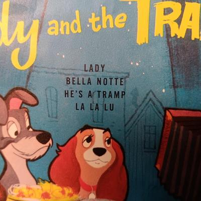 1961 WALT DISNEY PROD."LADY AND THE TRAMP" 45 RECORD