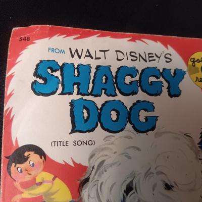 2 VINTAGE 45 RECORDS "SHAGGY DOG" AND "QUICK DRAW MCGRAW"