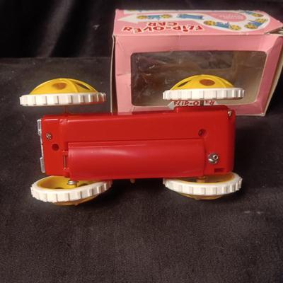 VINTAGE BATTERY OPERATED FLIP-OVER CAR