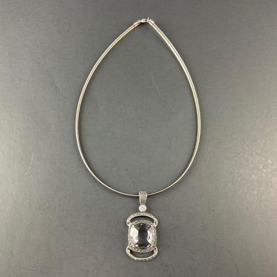 -236-SILVER | 925 Korea Sterling Chain & Pendant | Marked