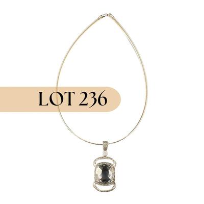-236-SILVER | 925 Korea Sterling Chain & Pendant | Marked