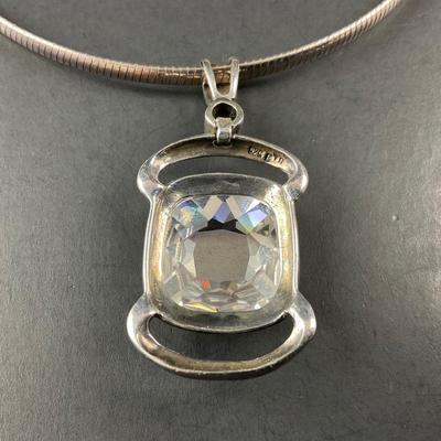 -236-SILVER | 925 Korea Sterling Chain & Pendant | Marked