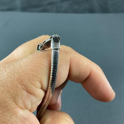 -236-SILVER | 925 Korea Sterling Chain & Pendant | Marked