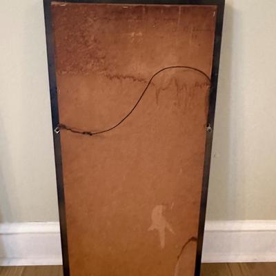 Vintage Wood with Art Mirror