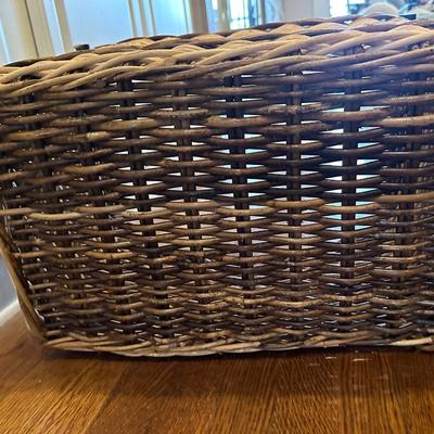 Large Storage Wicker Basket (See Details)