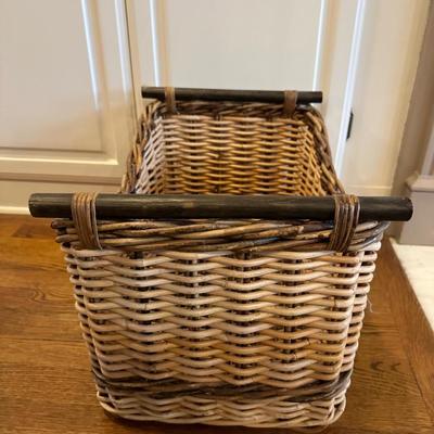 Large Storage Wicker Basket (See Details)