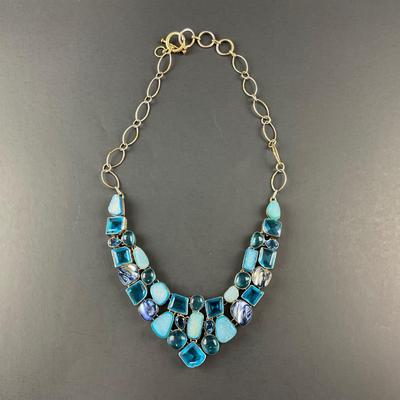 -238- SILVER | Miscellaneous Blue Stone & 925 Sterling | Marked