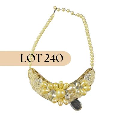-240- ARTISAN | Beaded & Faux Pearl Necklace