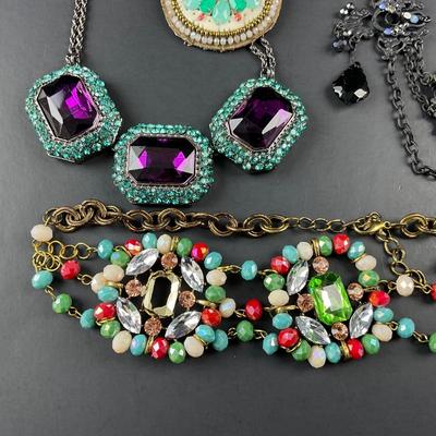 -242- COSTUME JEWELRY | Multicolored Beaded Necklaces