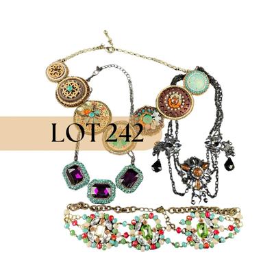 -242- COSTUME JEWELRY | Multicolored Beaded Necklaces