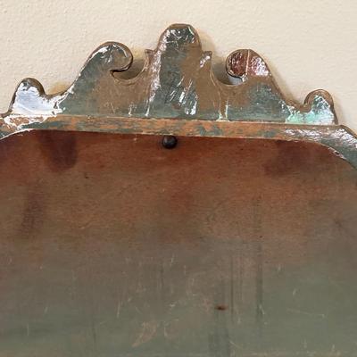 Vintage Large and Heavy Wood Mirror