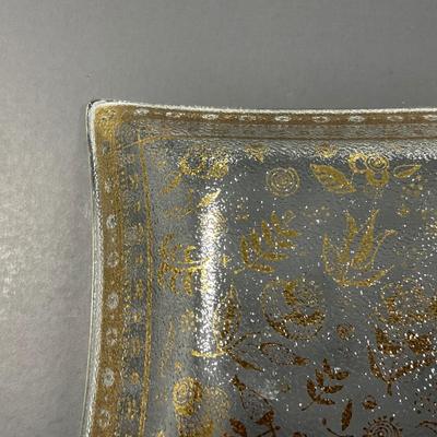 -254- GEORGE BRIARD | Rectangle Tray Serving Dish Platter Mid-Century | Signed