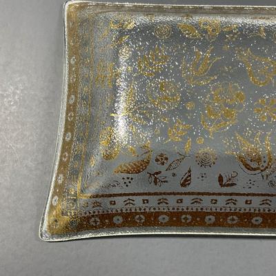-254- GEORGE BRIARD | Rectangle Tray Serving Dish Platter Mid-Century | Signed