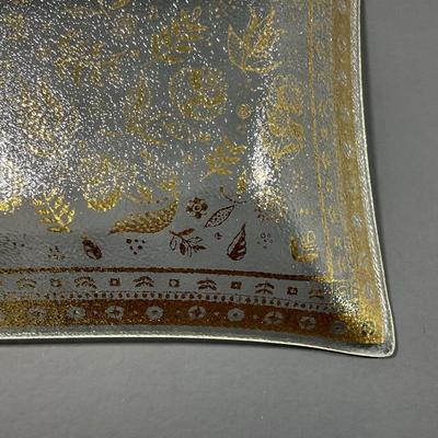 -254- GEORGE BRIARD | Rectangle Tray Serving Dish Platter Mid-Century | Signed
