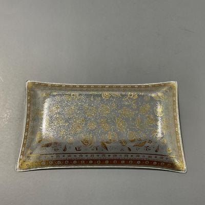 -254- GEORGE BRIARD | Rectangle Tray Serving Dish Platter Mid-Century | Signed