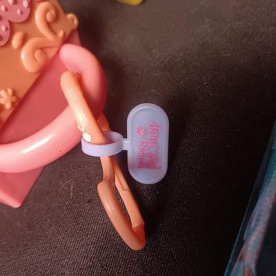 POLLY POCKET, LITTLEST PET SHOP AND A TUBE OF BUBBLES