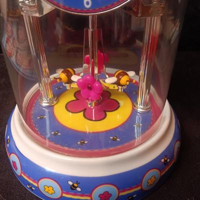 DISNEY'S EEYORE CLOCK IN A GLASS DOME