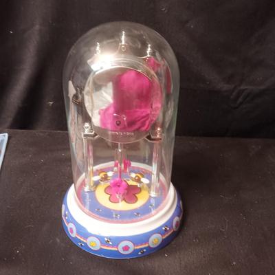 DISNEY'S EEYORE CLOCK IN A GLASS DOME