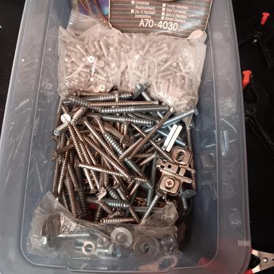 VARIETY OF CLAMPS AND HARDWARE