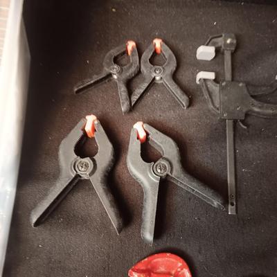VARIETY OF CLAMPS AND HARDWARE