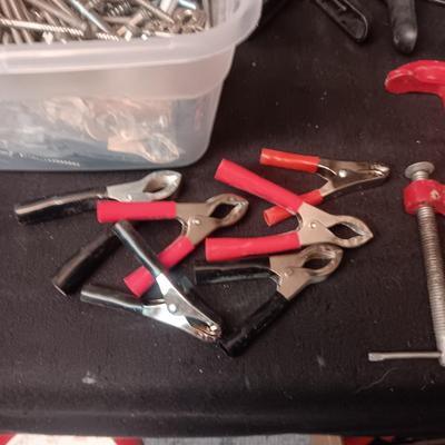 VARIETY OF CLAMPS AND HARDWARE