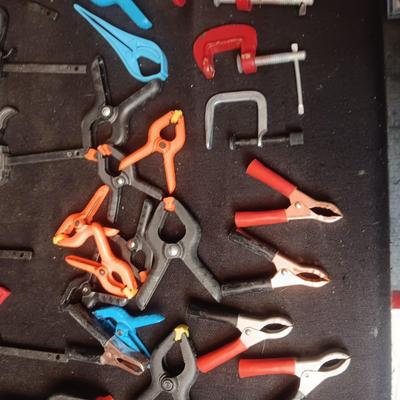 A VARIETY OF CLAMPS