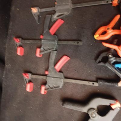 A VARIETY OF CLAMPS