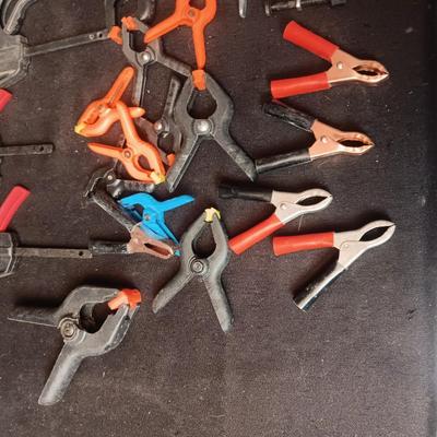 A VARIETY OF CLAMPS