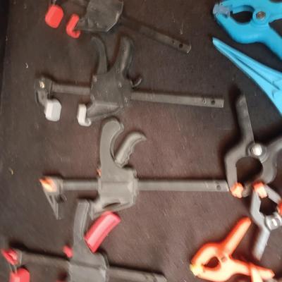 A VARIETY OF CLAMPS