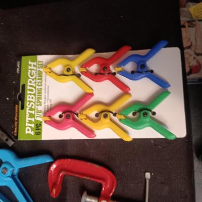 A VARIETY OF CLAMPS