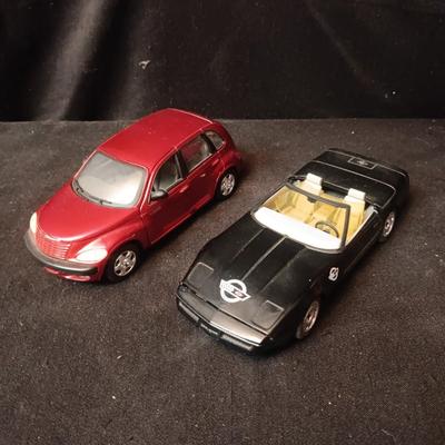 CHEVY CORVETTE AND A PT CRUISER