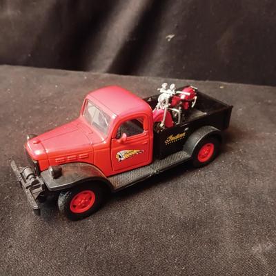'46 DODGE POWER WAGON W/INDIAN MOTORCYCLE & JEEP GRAND CHEROKEE