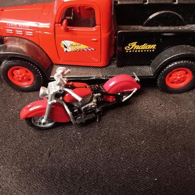 '46 DODGE POWER WAGON W/INDIAN MOTORCYCLE & JEEP GRAND CHEROKEE
