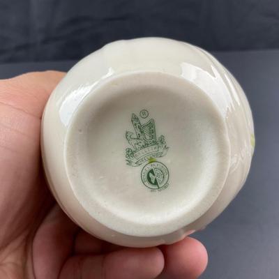 -261- BELLEEK | Irish Porcelain Typher Jug Shamrock Pattern | 6th Mark