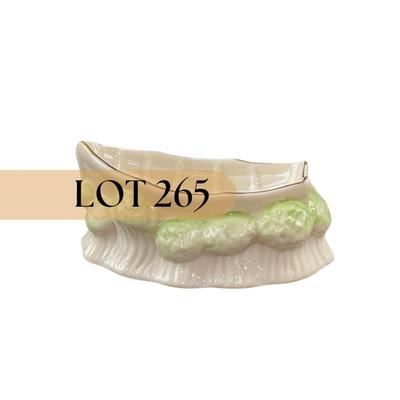 -265- BELLEEK | Irish Porcelain Boat Trinket Dish | 6th Mark